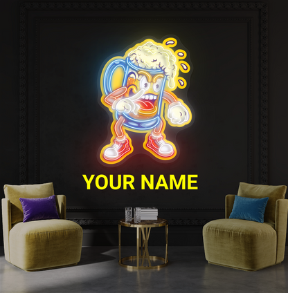 Brew Brawler Artwork Led Neon Sign