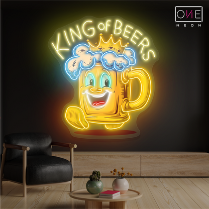 Enseigne au néon à LED King Of Beers