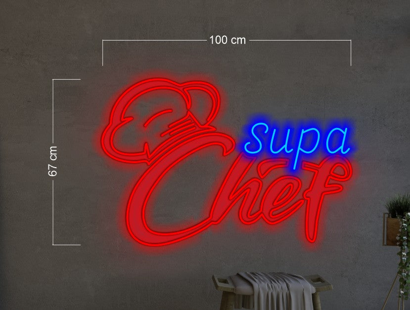 SUPA CHEF | LED Neon Sign – ONE Neon™ Sign - Australia