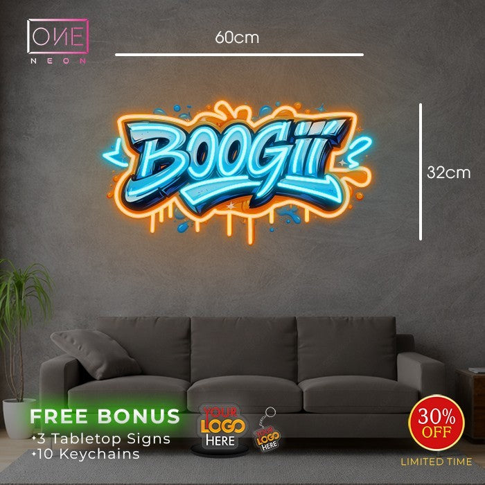 BOOGII + STANG GANG | LED Neon Sign (2 signs)