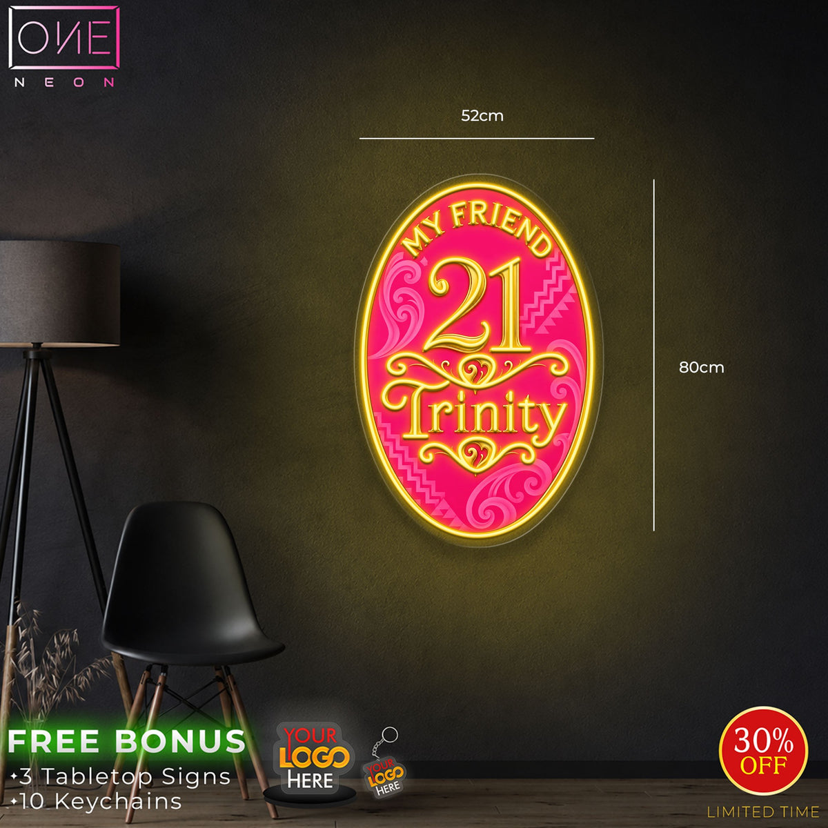 21 Trinity | LED Neon Sign