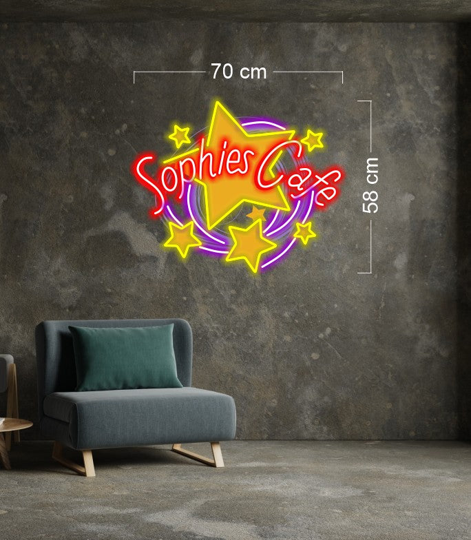 Enseigne au néon LED personnalisée pour entreprise 