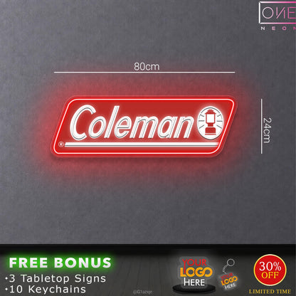 COLEMAN | LED Neon Sign (10 signs)