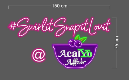 ACAI YO | LED Neon Sign (4 signs)