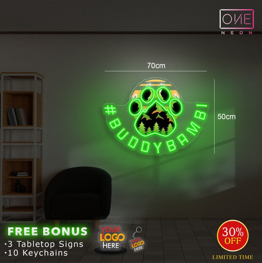 Enseigne au néon LED personnalisée pour entreprise 