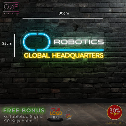 ROBOTICS logo | LED Neon Sign