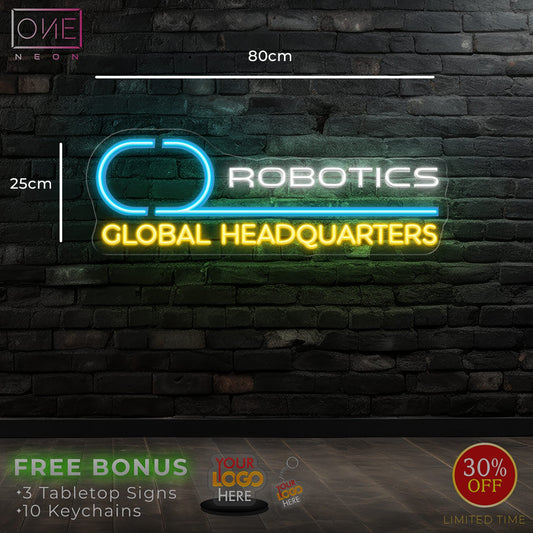 ROBOTICS logo | LED Neon Sign