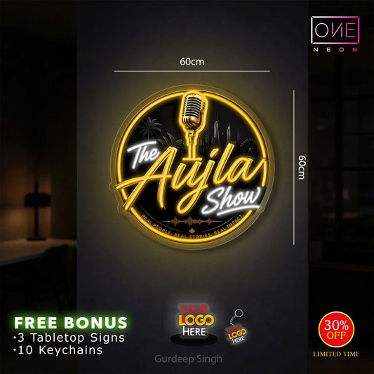 The Aujla show | LED Neon Sign