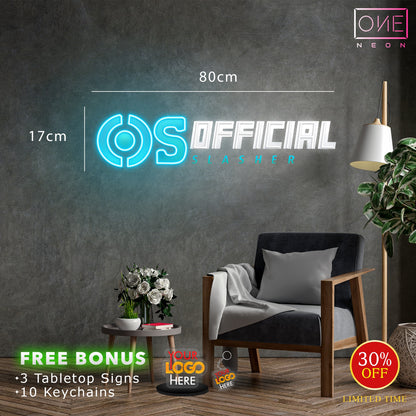 OS Official Splasher | LED Neon Sign