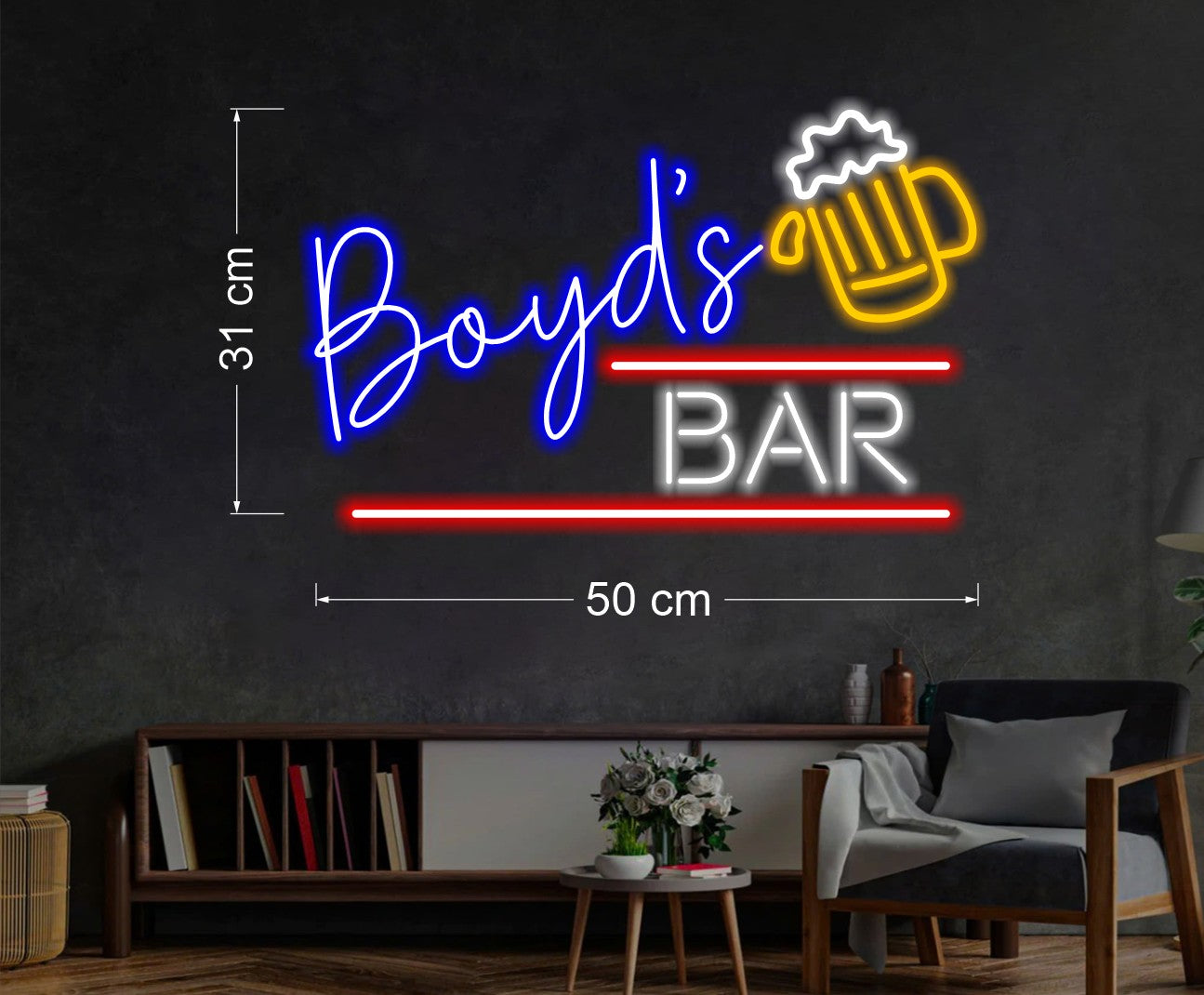 BOYD'S BEER BAR | LED Neon Sign