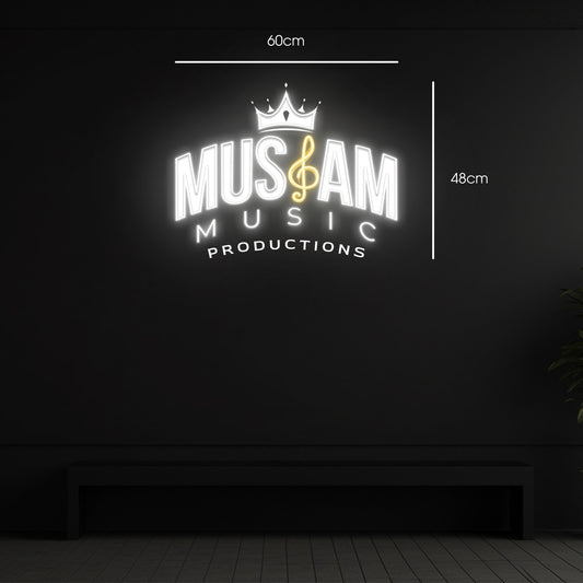 Enseigne au néon LED personnalisée pour entreprise 