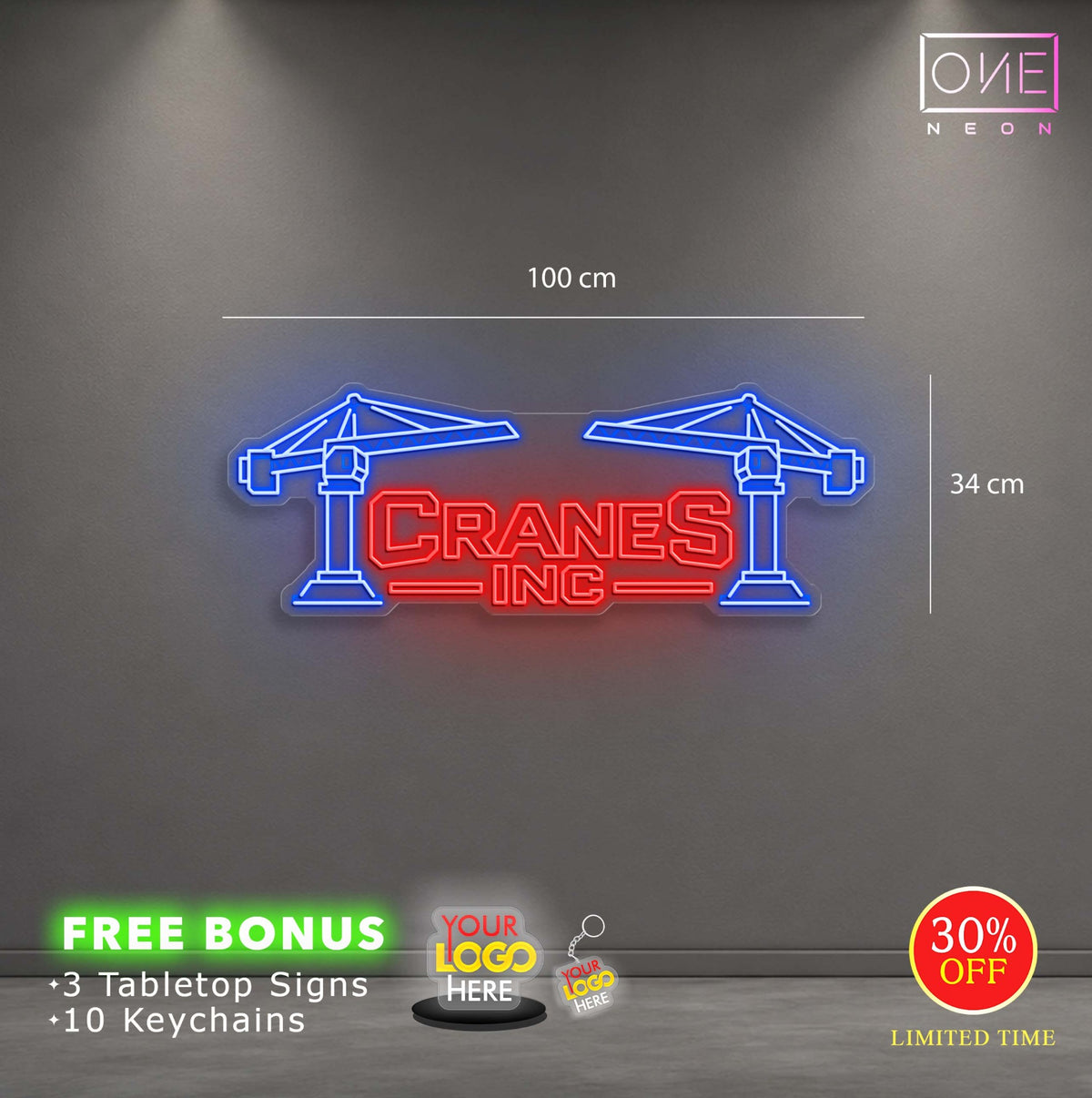 Cranes inc| LED Neon Sign