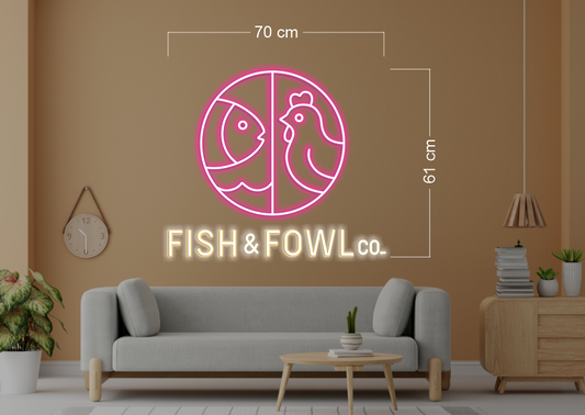 Fish & Flowl Co | LED Neon Sign