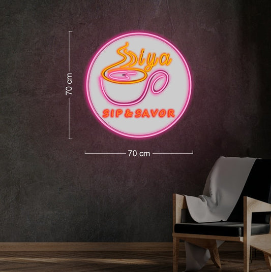 Enseigne au néon LED personnalisée pour entreprise 