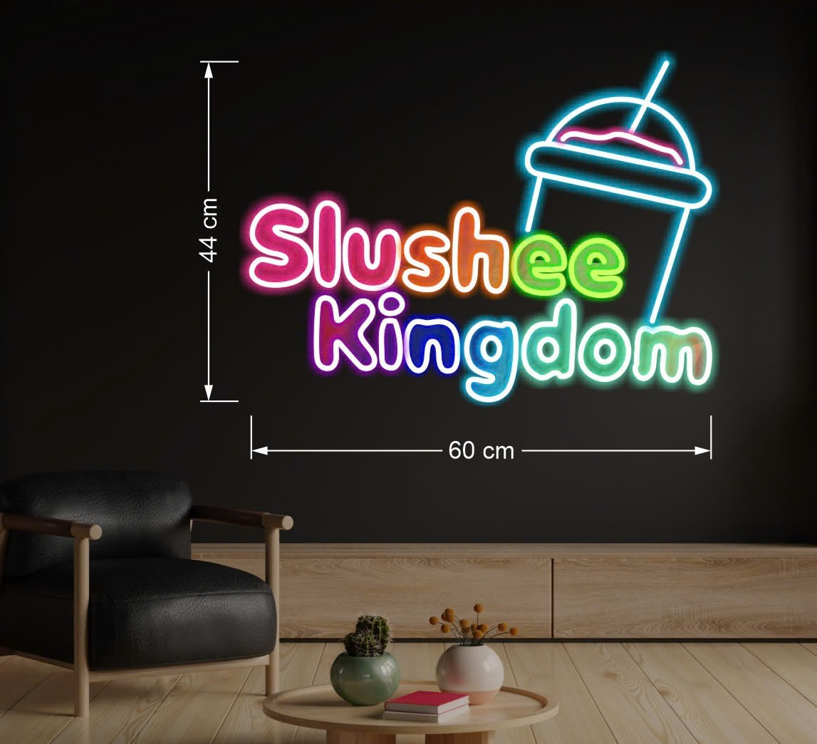 Slushy Led Sign SLUSHEE KINGDOM | LED Neon Sign – ONE Neon™ Sign - Australia