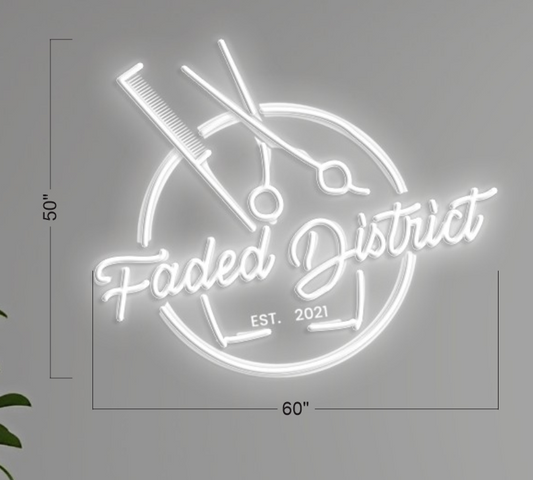FADED DISTRICT | LED Neon Sign
