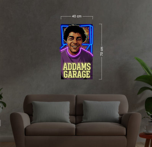 Addams Garage | LED Neon Sign