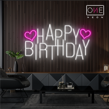 Happy Birthday Led Neon Sign