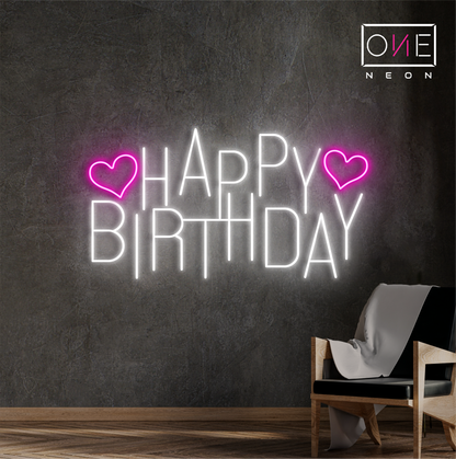 Happy Birthday Led Neon Sign