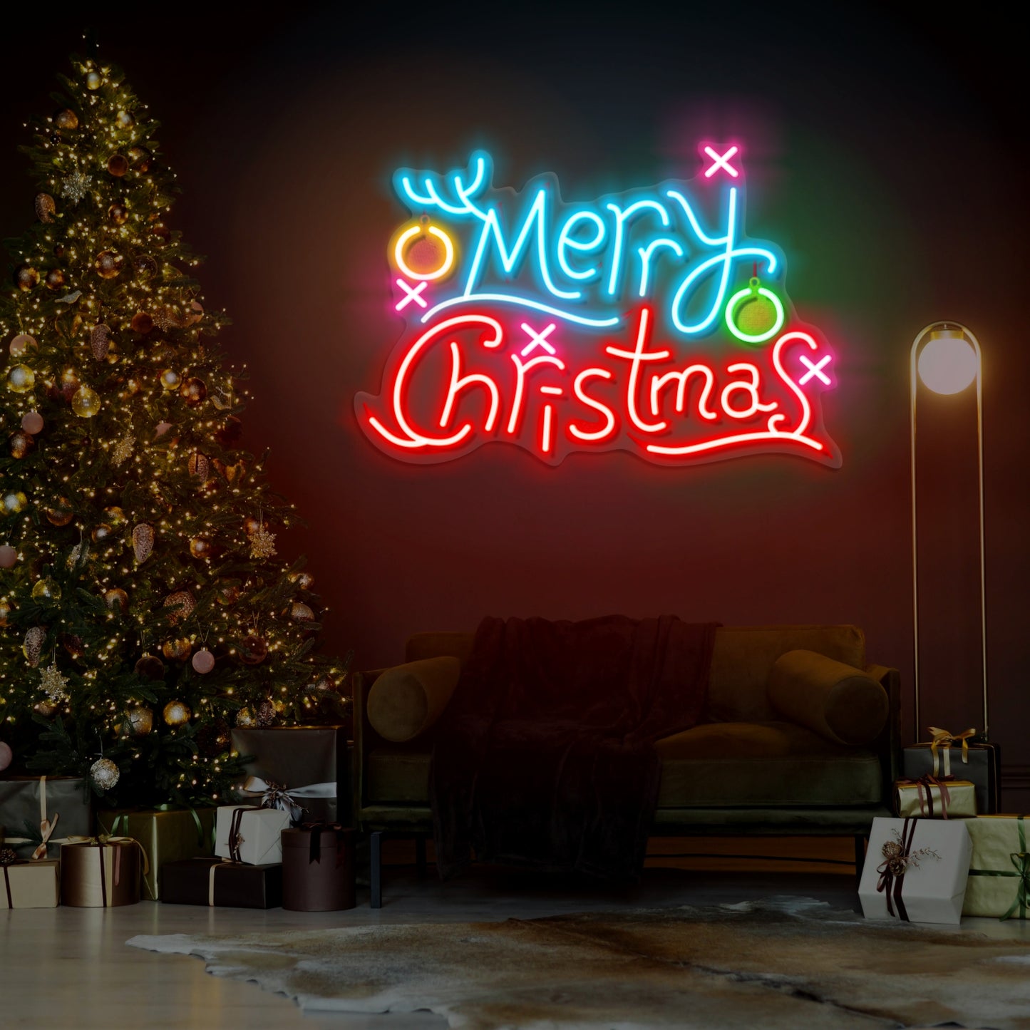 Merry Christmas LED Neon Sign