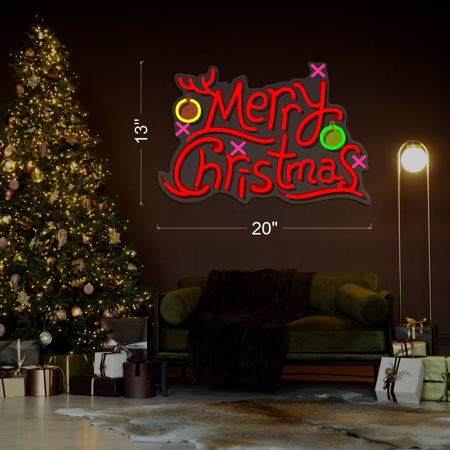 Merry Christmas LED Neon Sign