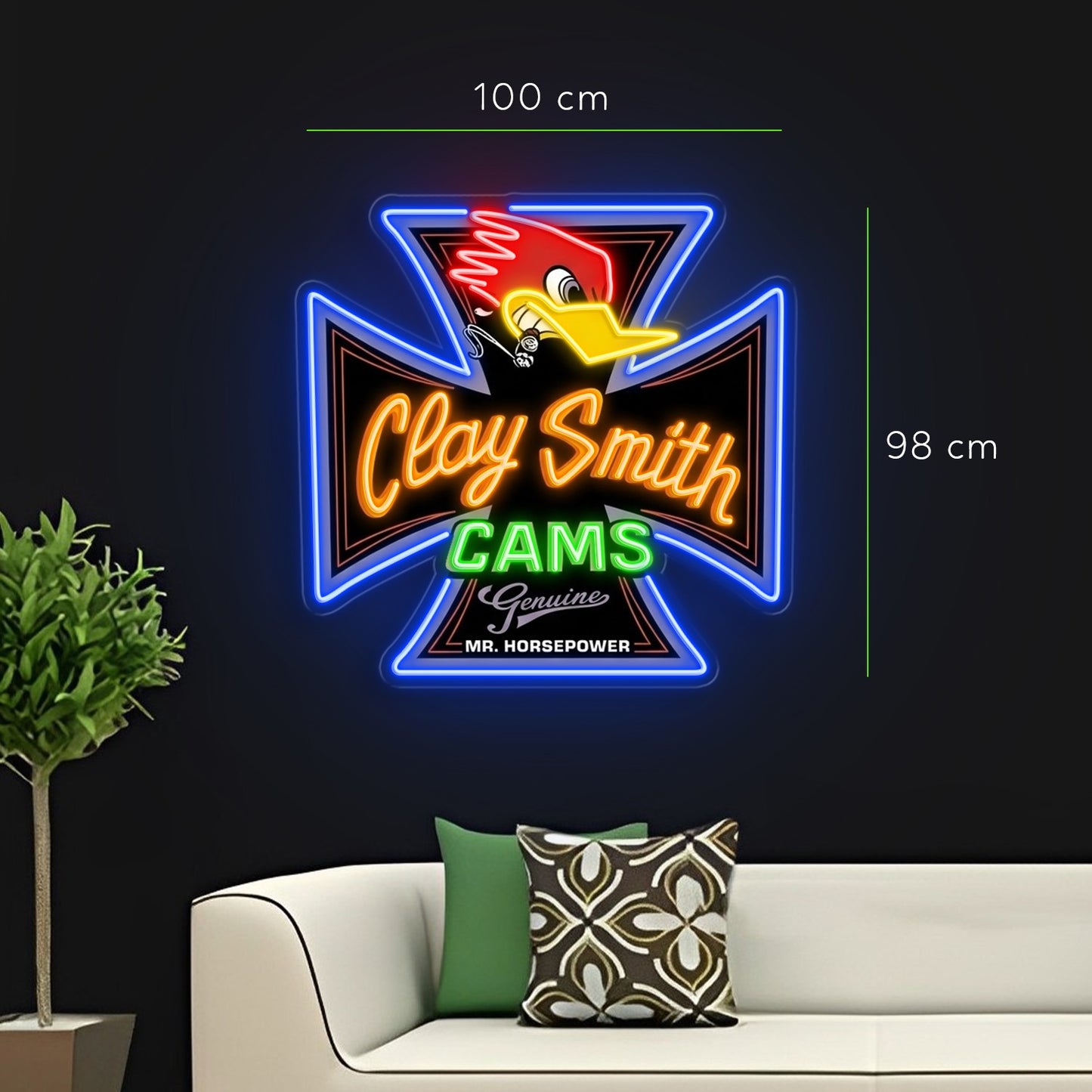 Championship drag racing+Famoso dragstrip+clay smith+  In n out burger ( 4 signs) | LED Neon Sign