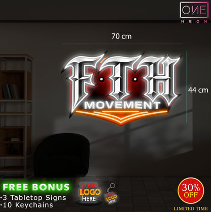F.T.H Movement | LED Neon Sign