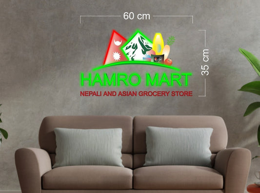 Enseigne au néon LED personnalisée pour entreprise 