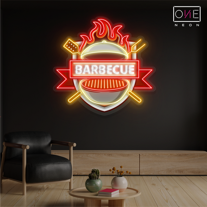 Barbecue Artwork Led Neon Sign