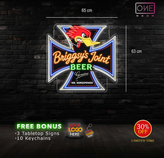 Briggsy’s Joint beer | LED Neon Sign