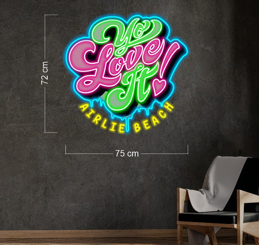 YO LOVE IT | LED Neon Sign