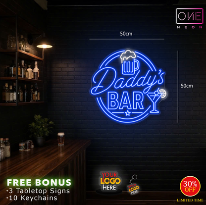 DADDY'S BAR | LED Neon Sign