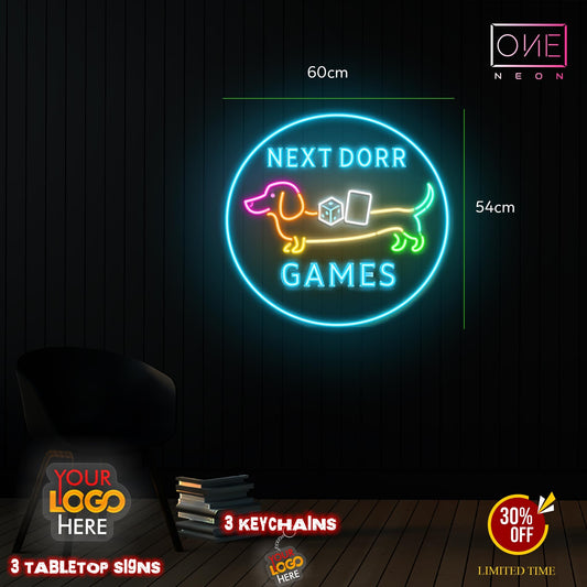 NEXT DORR GAMES | LED Neon Sign