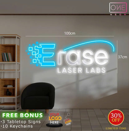 ERASE LASER LABS | LED Neon Sign