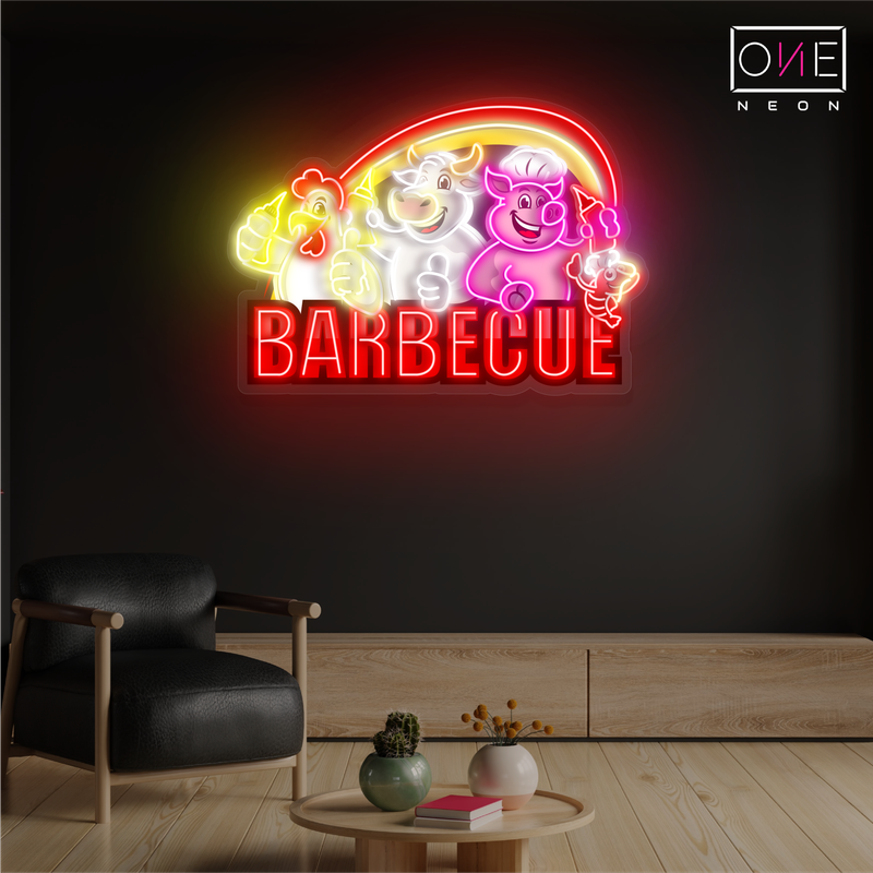 Barbecue Artwork Led Neon Sign