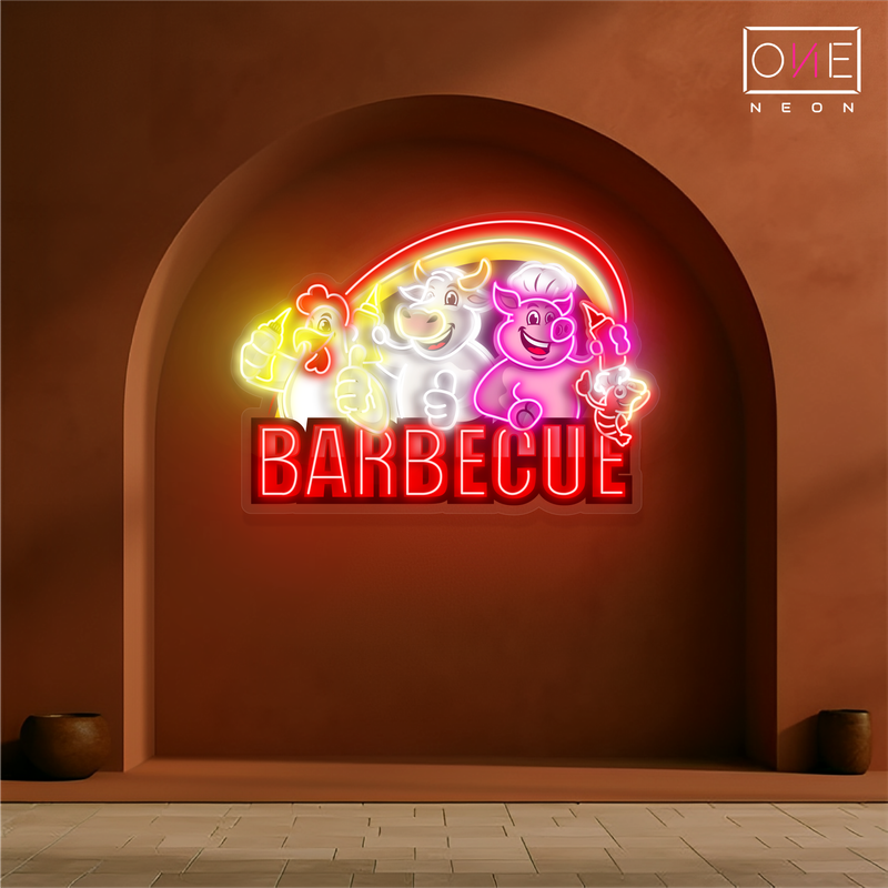 Barbecue Artwork Led Neon Sign