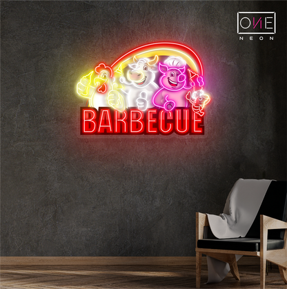 Barbecue Artwork Led Neon Sign