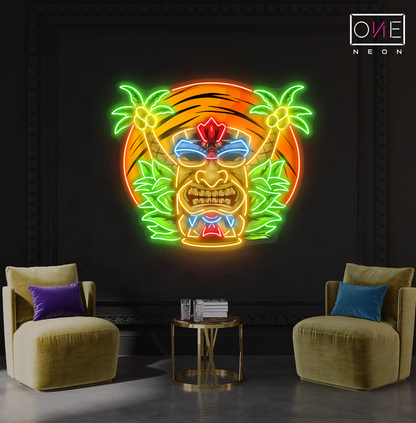 Island Spirit Artwork Led Neon Sign