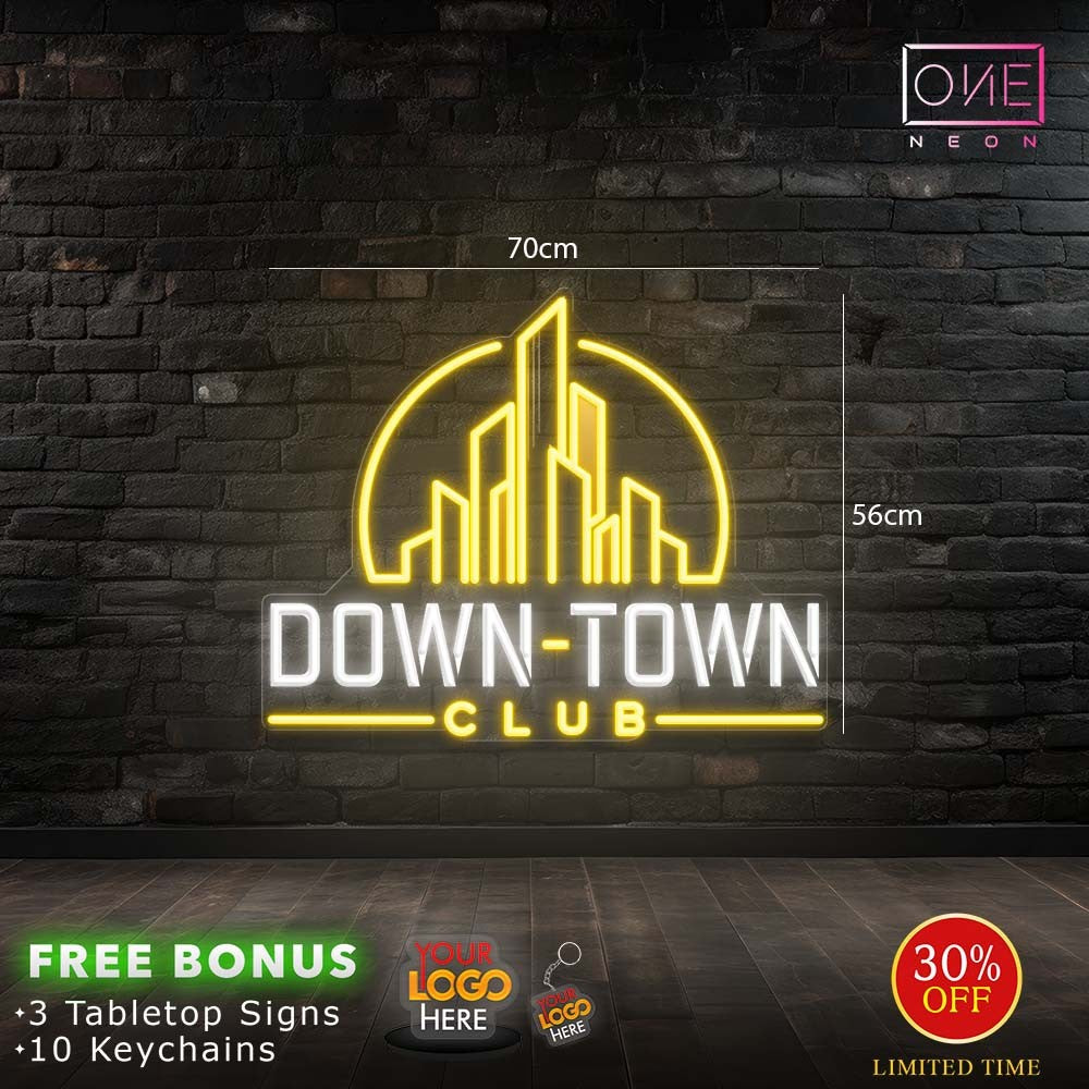 DOWN TOWN + DOSA HUT | LED Neon Sign (3 signs)