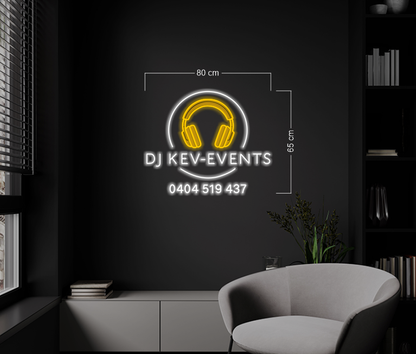 Dj key-events | LED Neon Sign