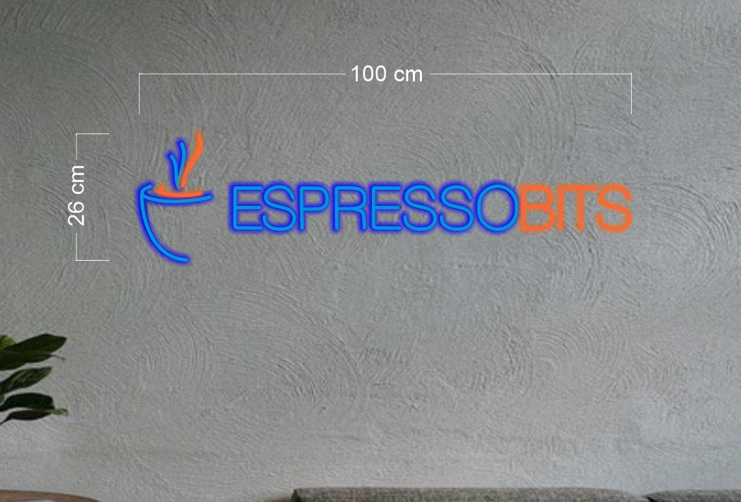 Disave logo+ I need more coffee+ Espressobits ( 3 signs)  | LED Neon Sign