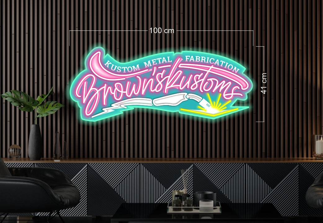 Enseigne au néon LED personnalisée pour entreprise 