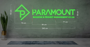 Enseigne au néon LED personnalisée pour entreprise 