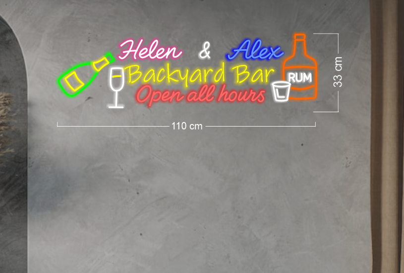 Enseigne au néon LED personnalisée pour entreprise 