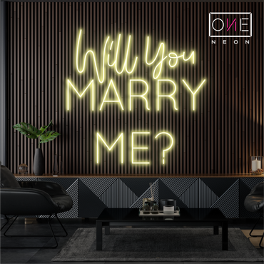 Will You Marry Me? Led Neon Sign