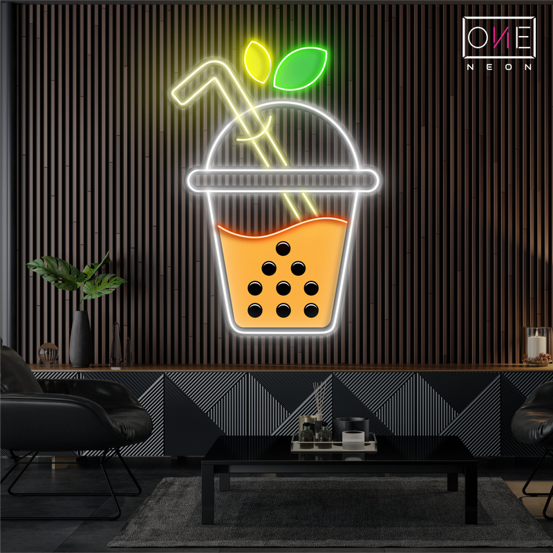 Enseigne au néon à LED Sweet Boba Sip 