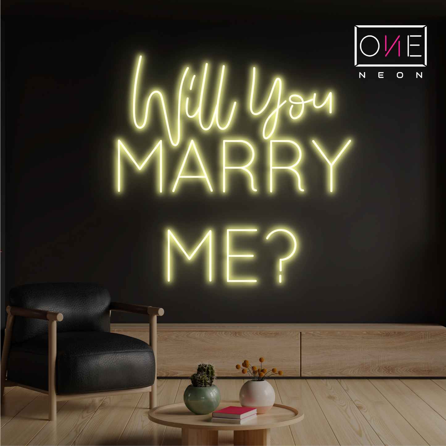 Will You Marry Me? Led Neon Sign