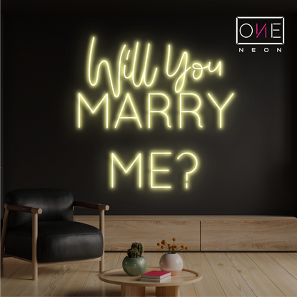 Will You Marry Me? Led Neon Sign
