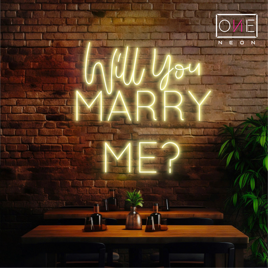Will You Marry Me? Led Neon Sign