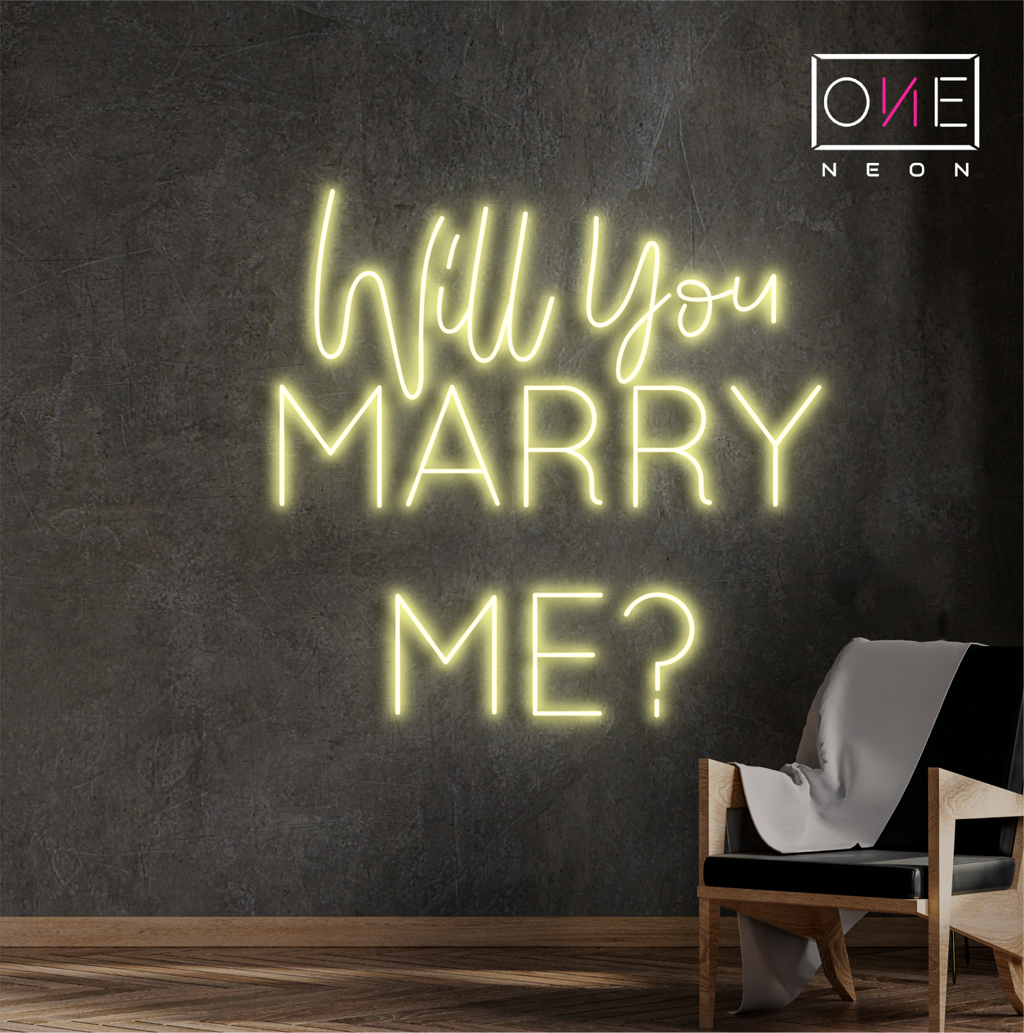 Will You Marry Me? Led Neon Sign